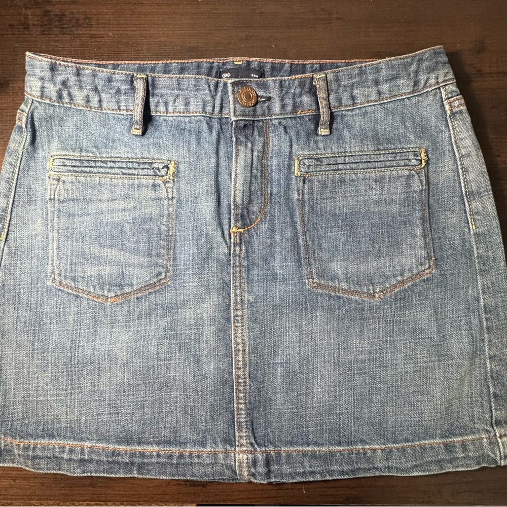 GAP Light Blue Denim Mini Skirt